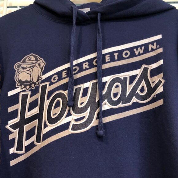 Georgetown Hoyas Unisex Blue Classic Hoodie Size L. - Picture 16 of 16